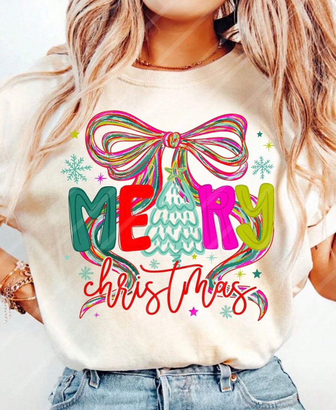 Coquette Merry Christmas T-Shirt